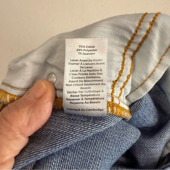 Talbots Demi Boot Crop Jean Medium Wash Denim High Rise Women’s Size 10 - Picture 12 of 12